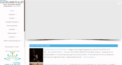 Desktop Screenshot of clevelandballet.org